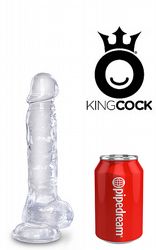 Medelstora Dildos King Cock Clear 22 cm