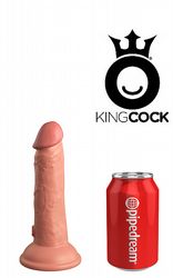 Vibrerande Dildos King Cock Elite Vibrating 17 cm
