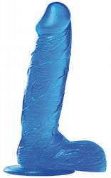 Medelstora Dildos Real Rapture Blue Dildo 21 cm