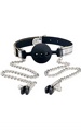 Ball Gag & Nipple Clamps