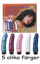 Vibrerande Dildos 5-Pack Metallic Colours