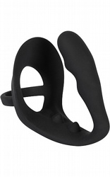 Prostatamassage Black Velvet Ring & Plug