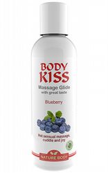 Massageoljor Body Kiss Blueberry 100 ml