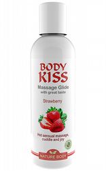 Massageoljor Body Kiss Strawberry 100 ml