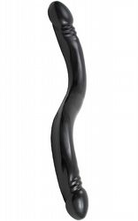 Stora Dildos Dubbel Dildo Svart XL