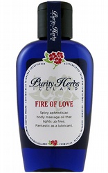 Massageoljor Fire Of Love 125 ml