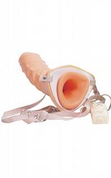 Penisverdrag Hollow Extender - Vibrating Strapon