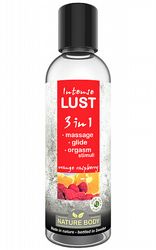 Massageoljor Intense Lust 3 in 1 Orange Raspberry 100 ml 