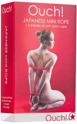 Bondagerep & Tejp Japanese Mini Rope Red