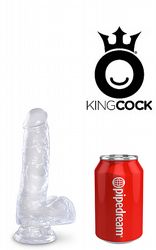Mindre Dildos King Cock Clear 17 cm