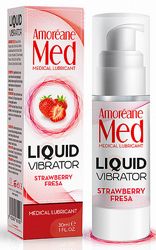 Stimulerande Liquid Vibrator Strawberry 30 ml