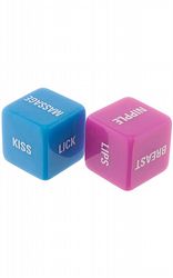 Lovers Dice Pink Blue