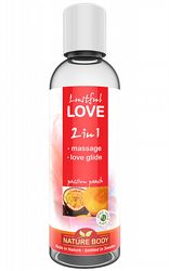 Massageoljor Lustful Love 2 in 1 Passion Peach 100 ml