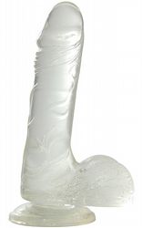 Medelstora Dildos Real Rapture Clear Dildo 23 cm