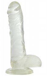 Stora Dildos Real Rapture Clear Jelly Dildo 28 cm