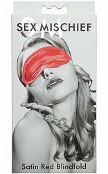 gonmasker Satin Red Blindfold