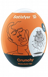 Strokers Satisfyer Masturbator Egg Crunchy