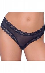  Spetstrosa Med Snrning Svart