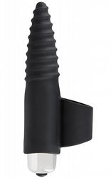 Klitorisvibratorer Svart Fingervibrator